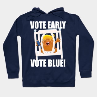 USA Election 2020 Vote Early Vote Blue Says Trump Baby Hoodie